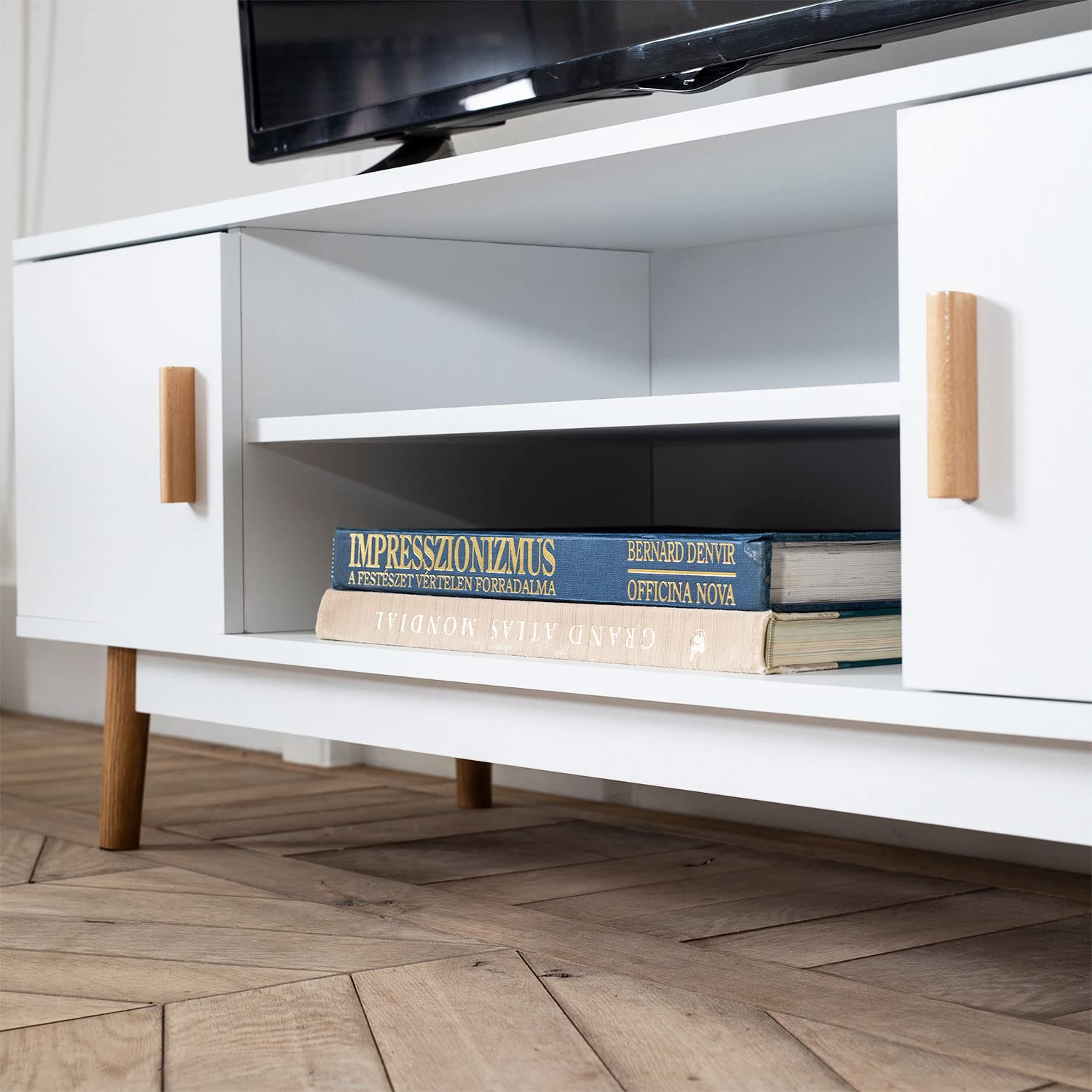 happy-garden-joey-meuble-tv-blanc-120cm-scandinave image 6