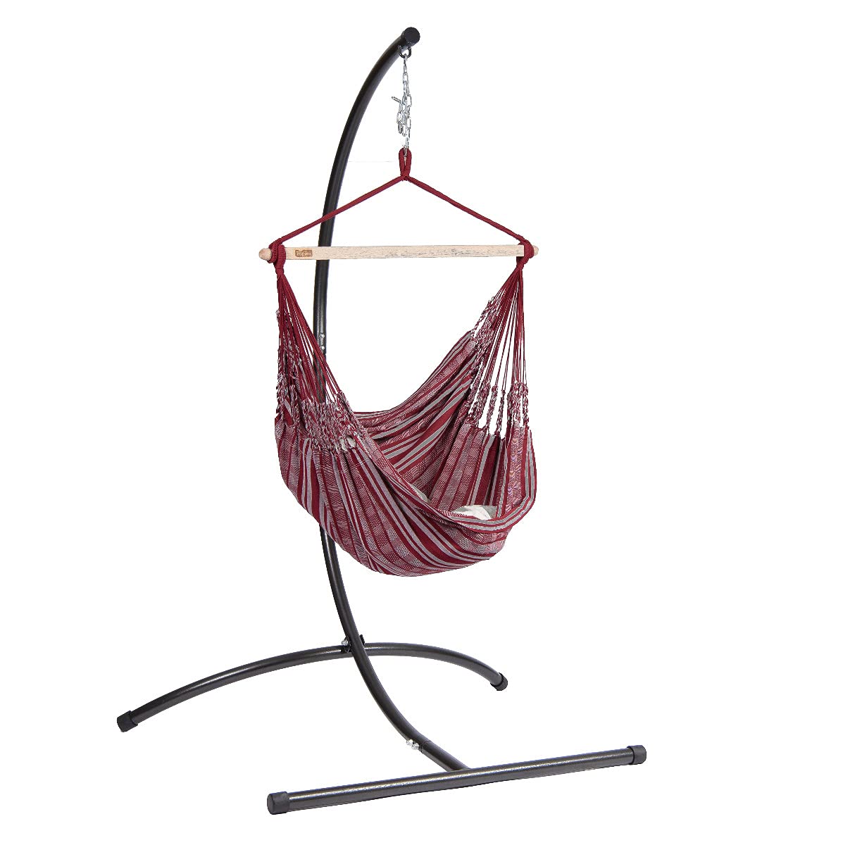 tropilex-comfort-chaise-hamac-rouge-120-kg-coton image 4