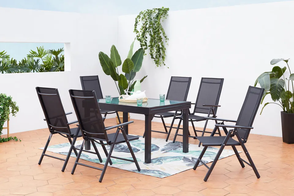 concept-usine-brescia-6-salon-de-jardin-aluminium-extensible-6-places image 1