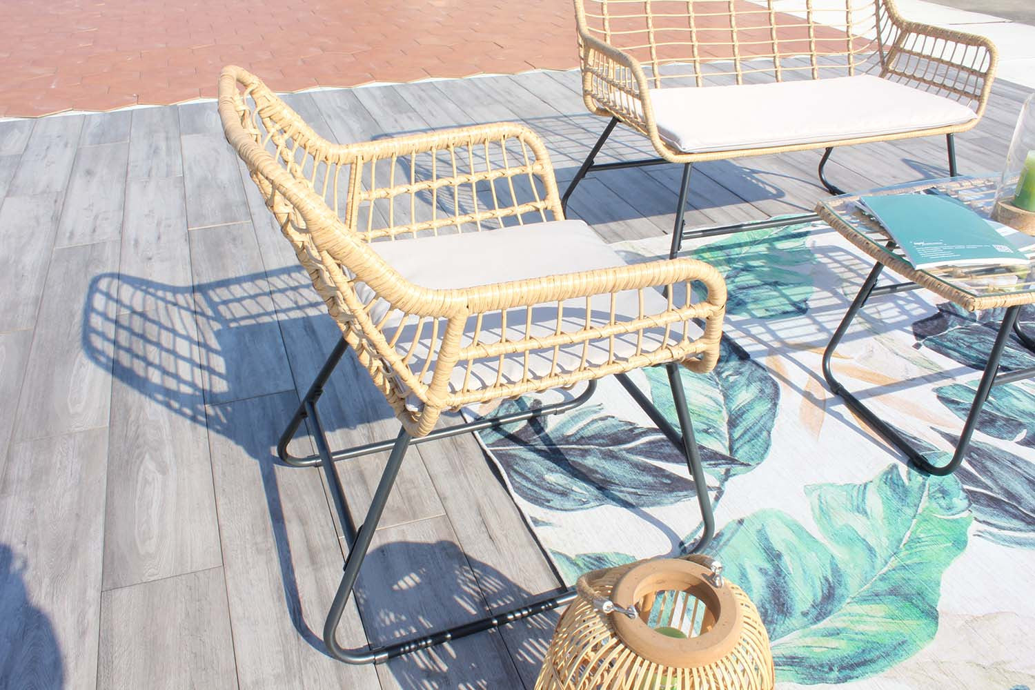 concept-usine-parea-salon-de-jardin-4-places-r-sine-beige image 2