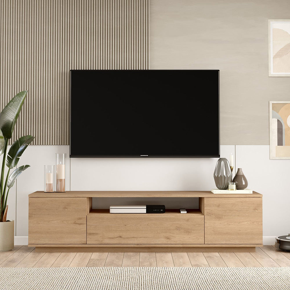 concept-usine-tyro-meuble-tv-bois-blanc-niche-180-cm image 3