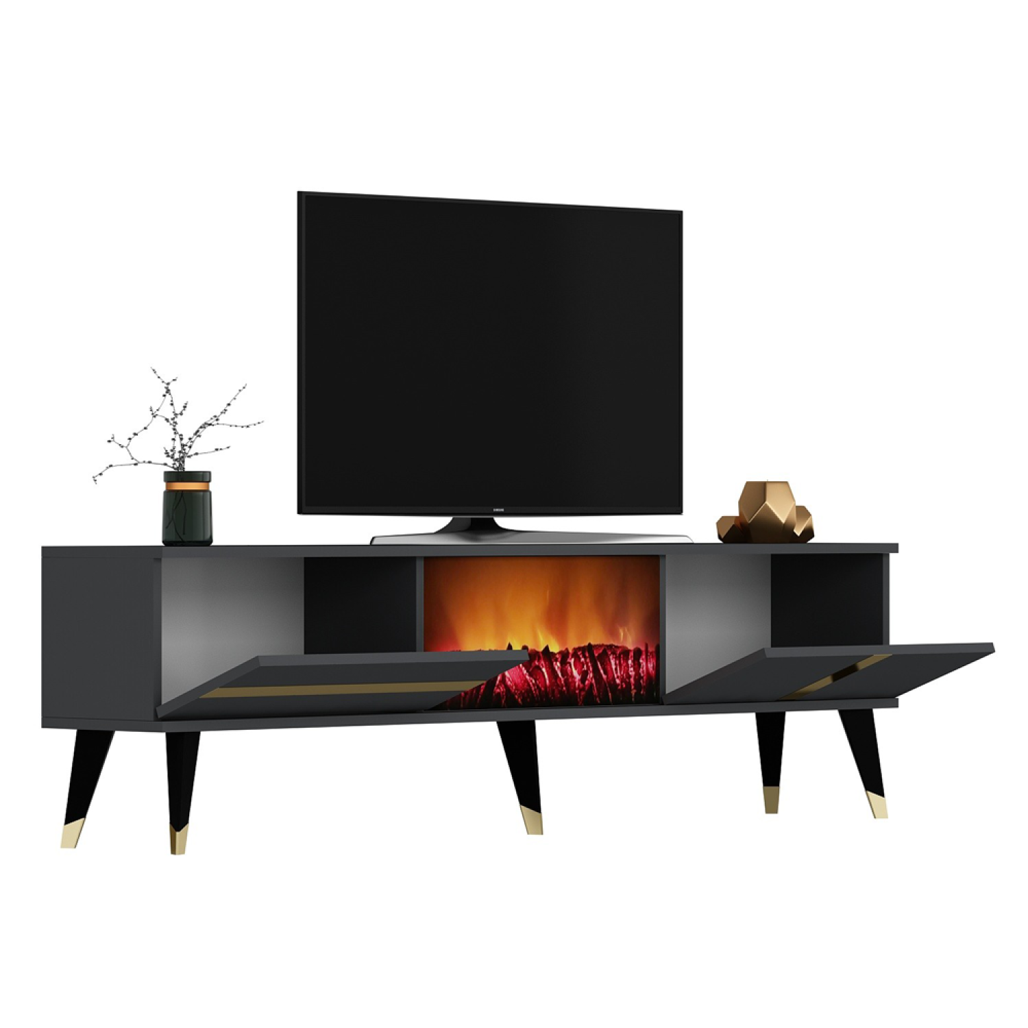 concept-usine-suny-meuble-tv-150-cm-anthracite-chemin-e-led image 3