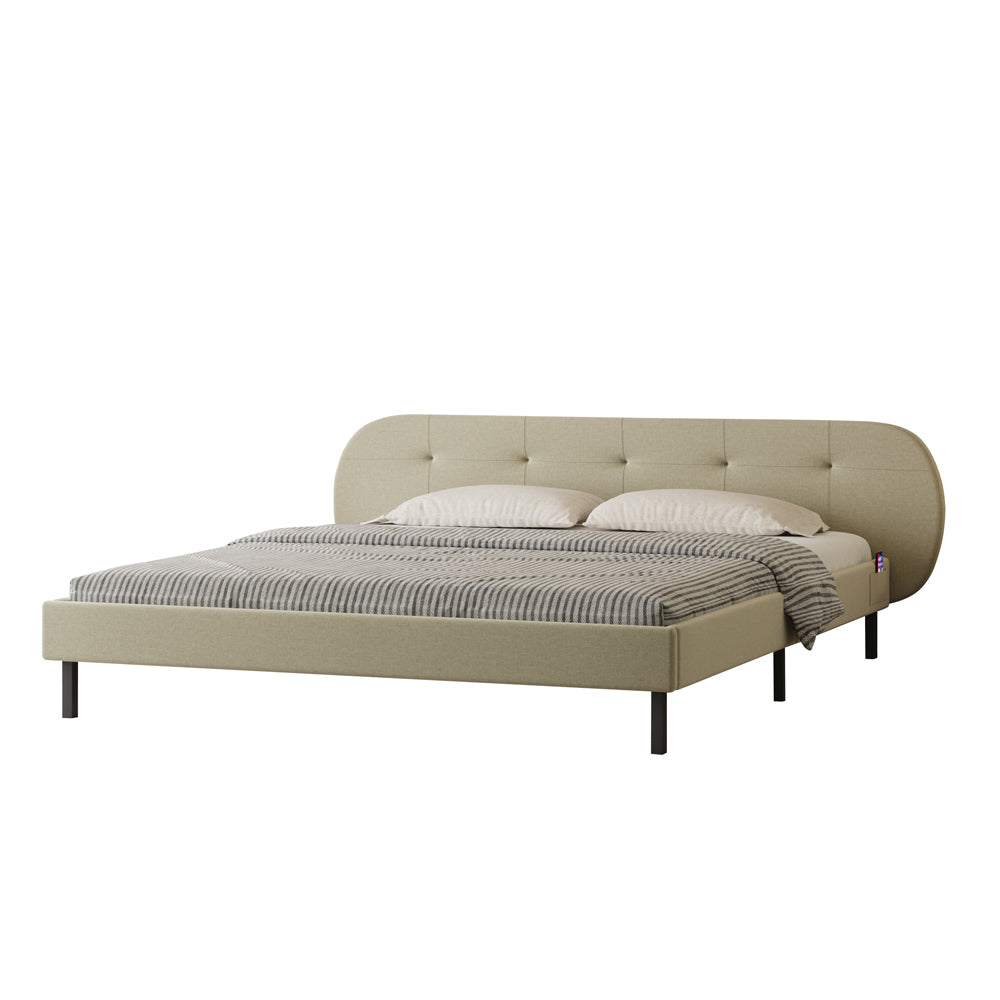 concept-usine-tulsa-lit-tissu-140x190-2-places-beige image 5