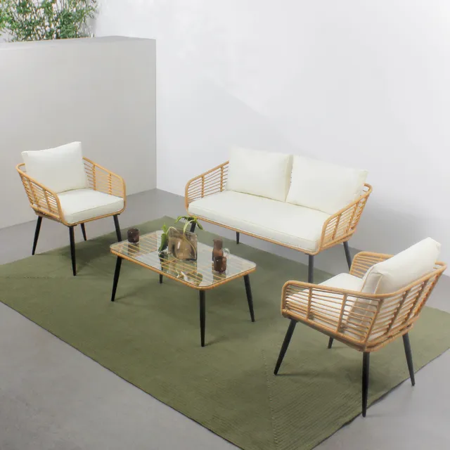 concept-usine-sitia-salon-de-jardin-4-places-r-sine-tress-e-beige image 1