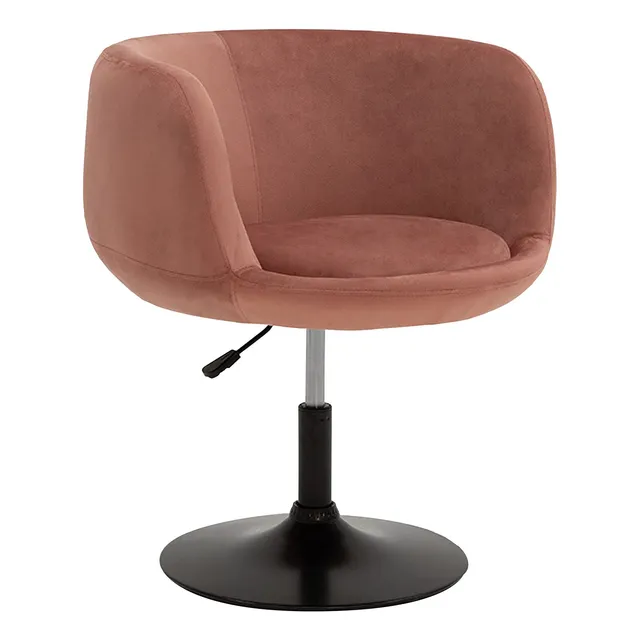 happy-garden-bari-nolan-tabouret-bar-velours-rose-r-glable image 1