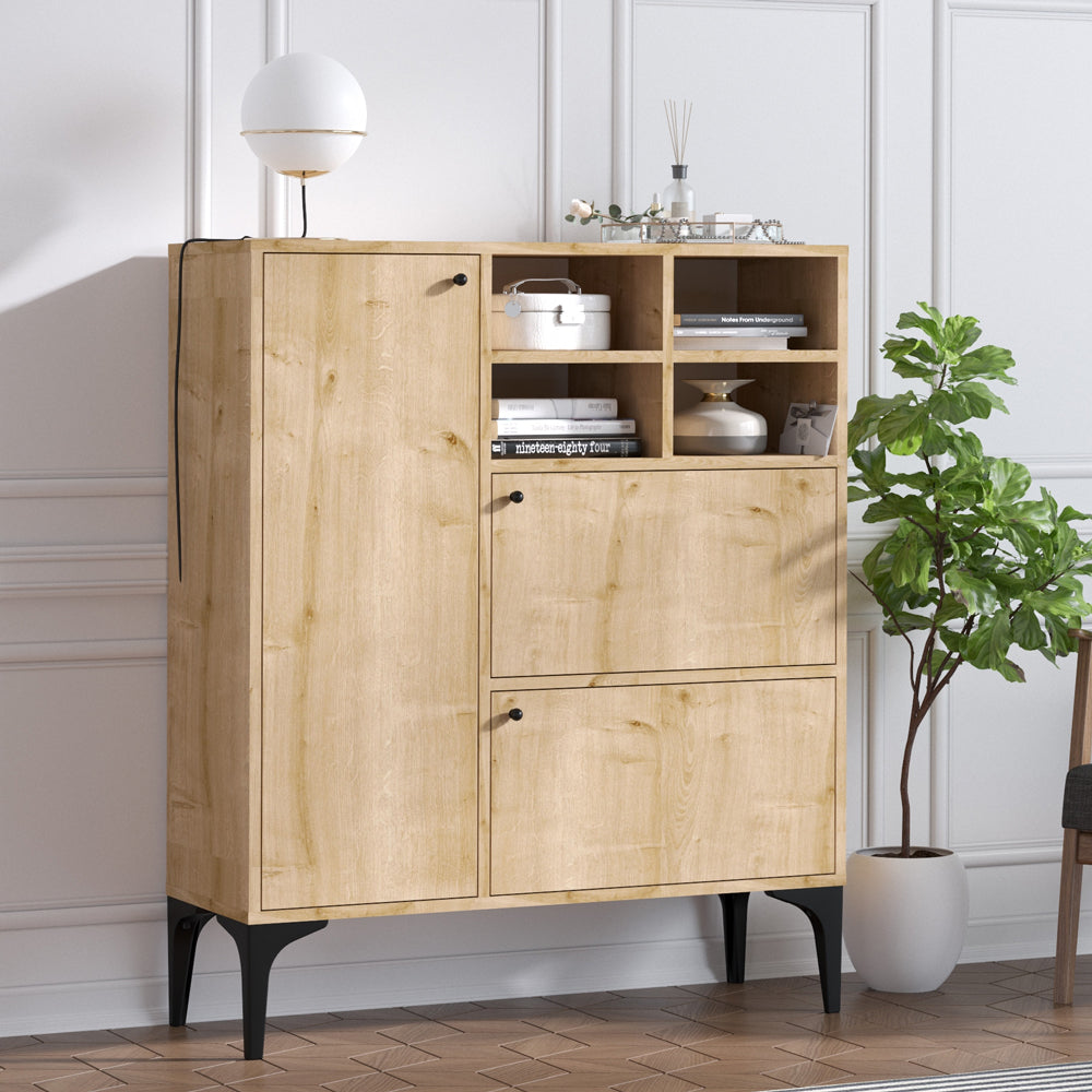 concept-usine-ewa-buffet-100-cm-bois-3-portes image 2
