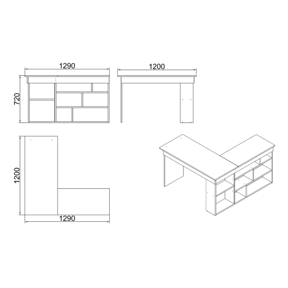 concept-usine-tyo-bureau-angle-blanc-bois-avec-rangement-8-tag-res image 6