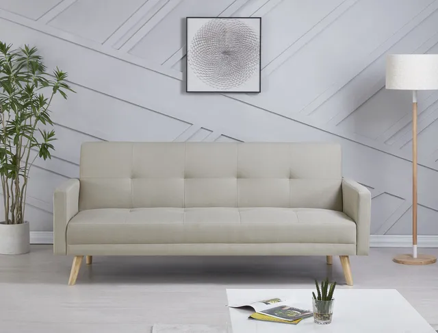 concept-usine-wooden-canap-convertible-3-places-beige image 1