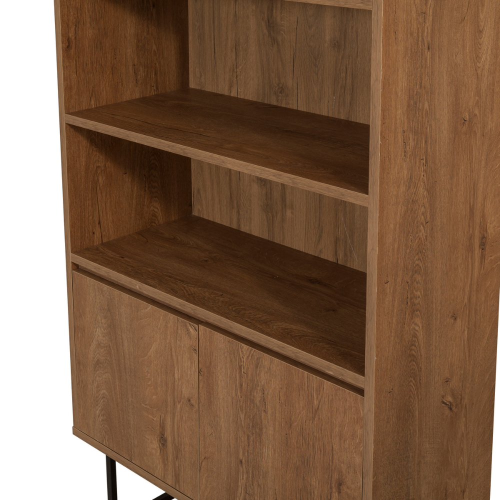 concept-usine-haye-biblioth-que-bois-vintage-6-tag-res image 5