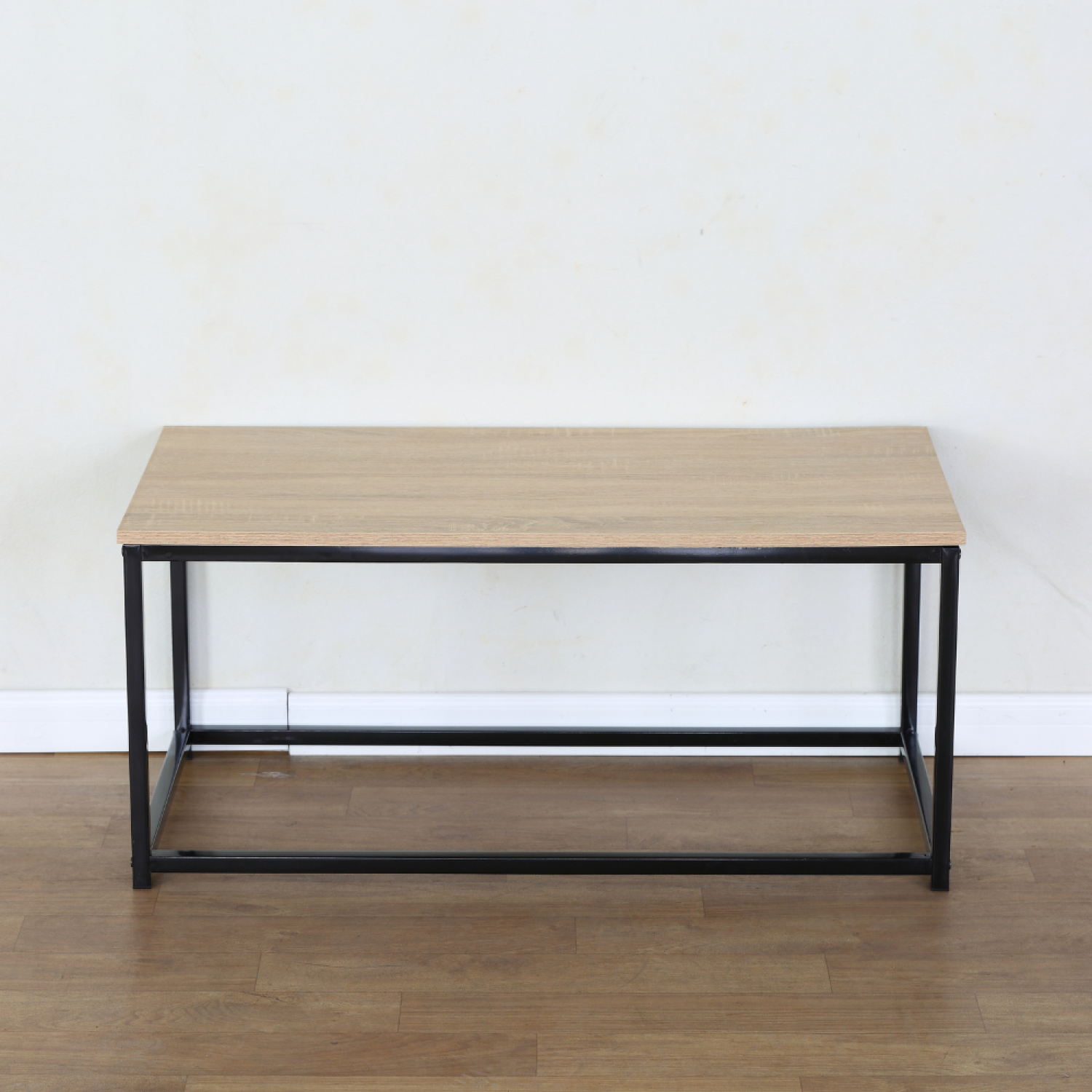 concept-usine-tivi-table-basse-bois-noir-90-cm-rectangle-moderne image 1