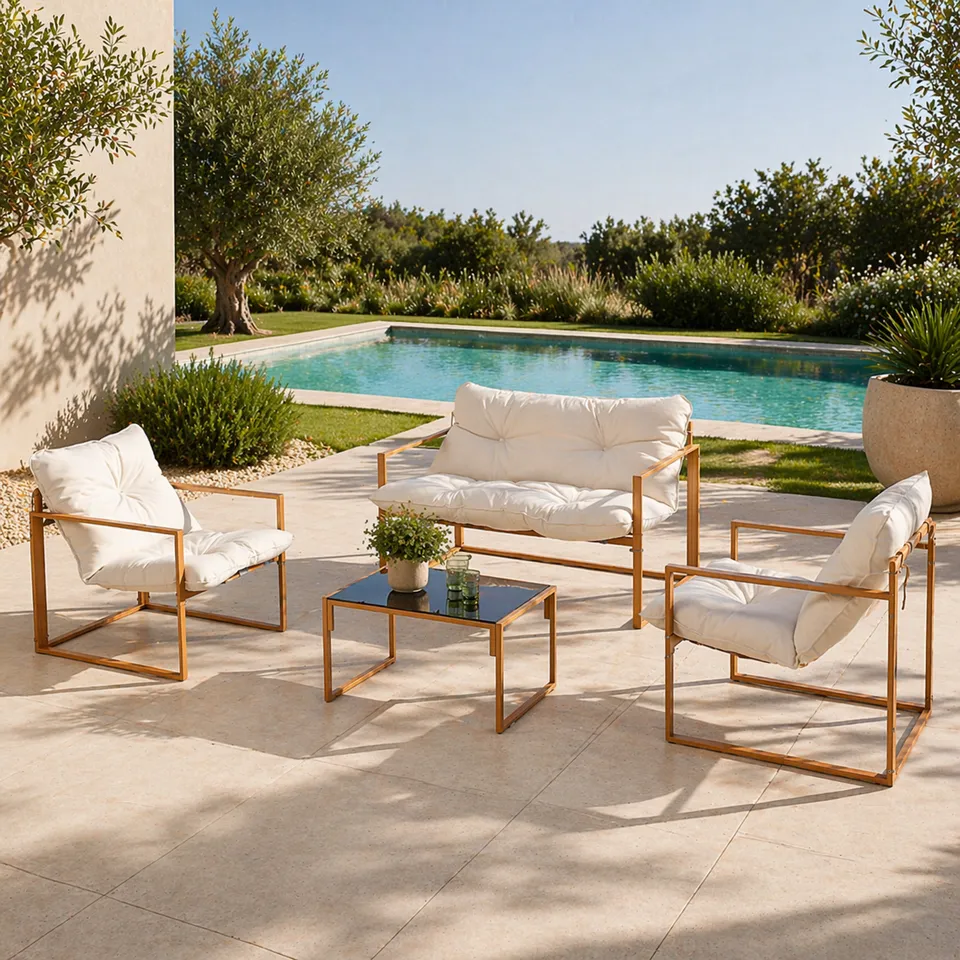 concept-usine-rabat-salon-de-jardin-4-places-beige-acier image 1