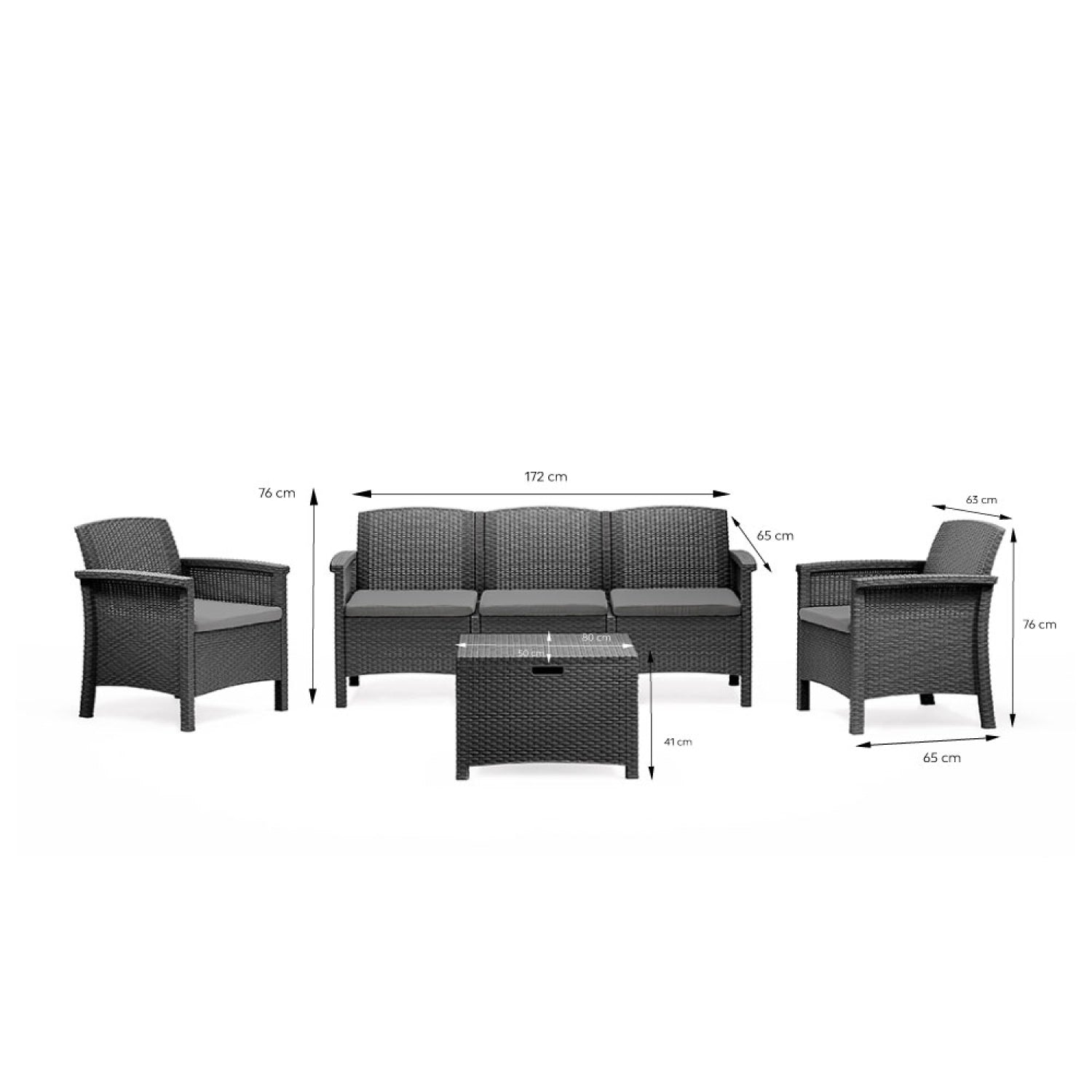 concept-usine-maniza-5-salon-de-jardin-5-places-gris-coffre image 7