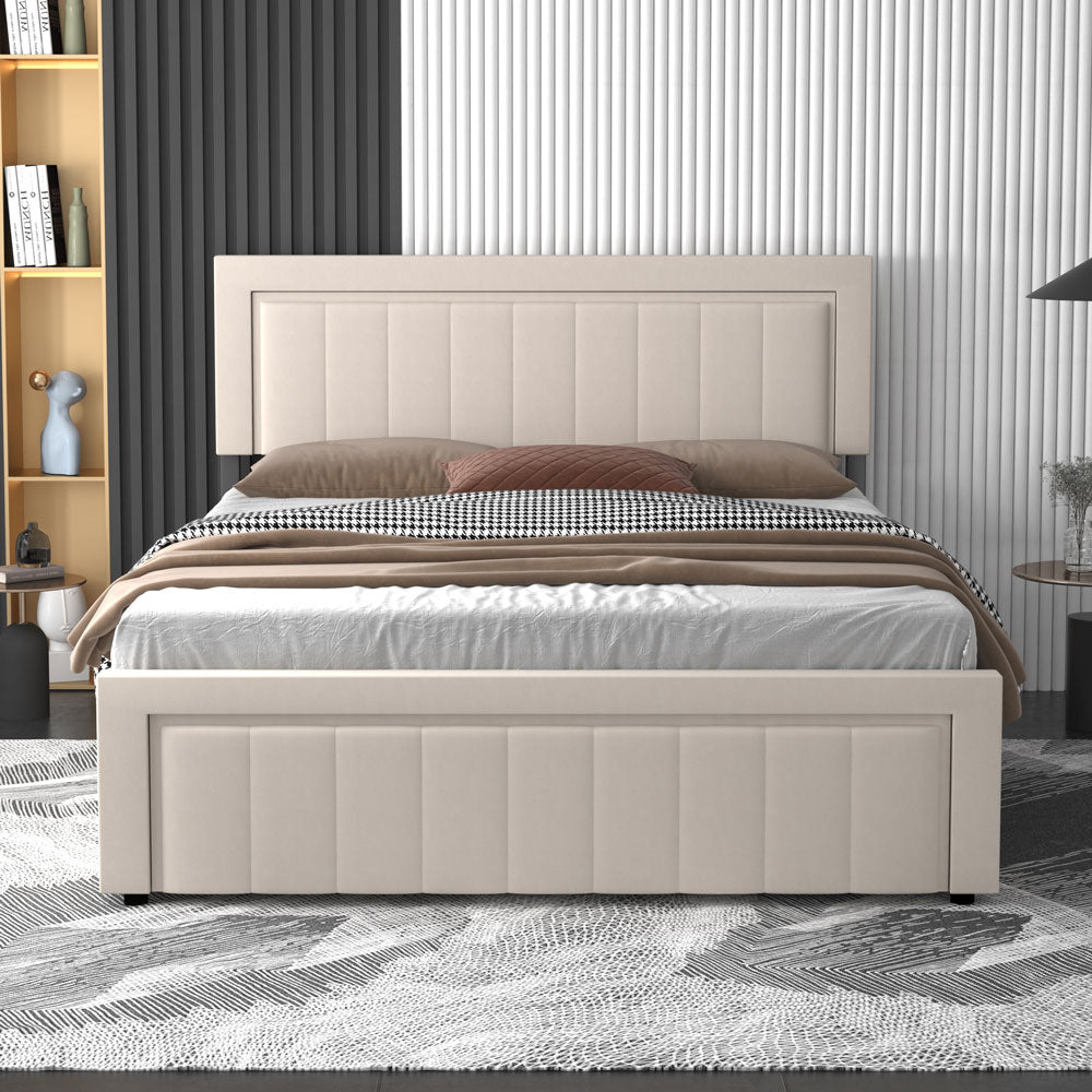 concept-usine-nashville-lit-coffre-140x190-beige-velours image 2