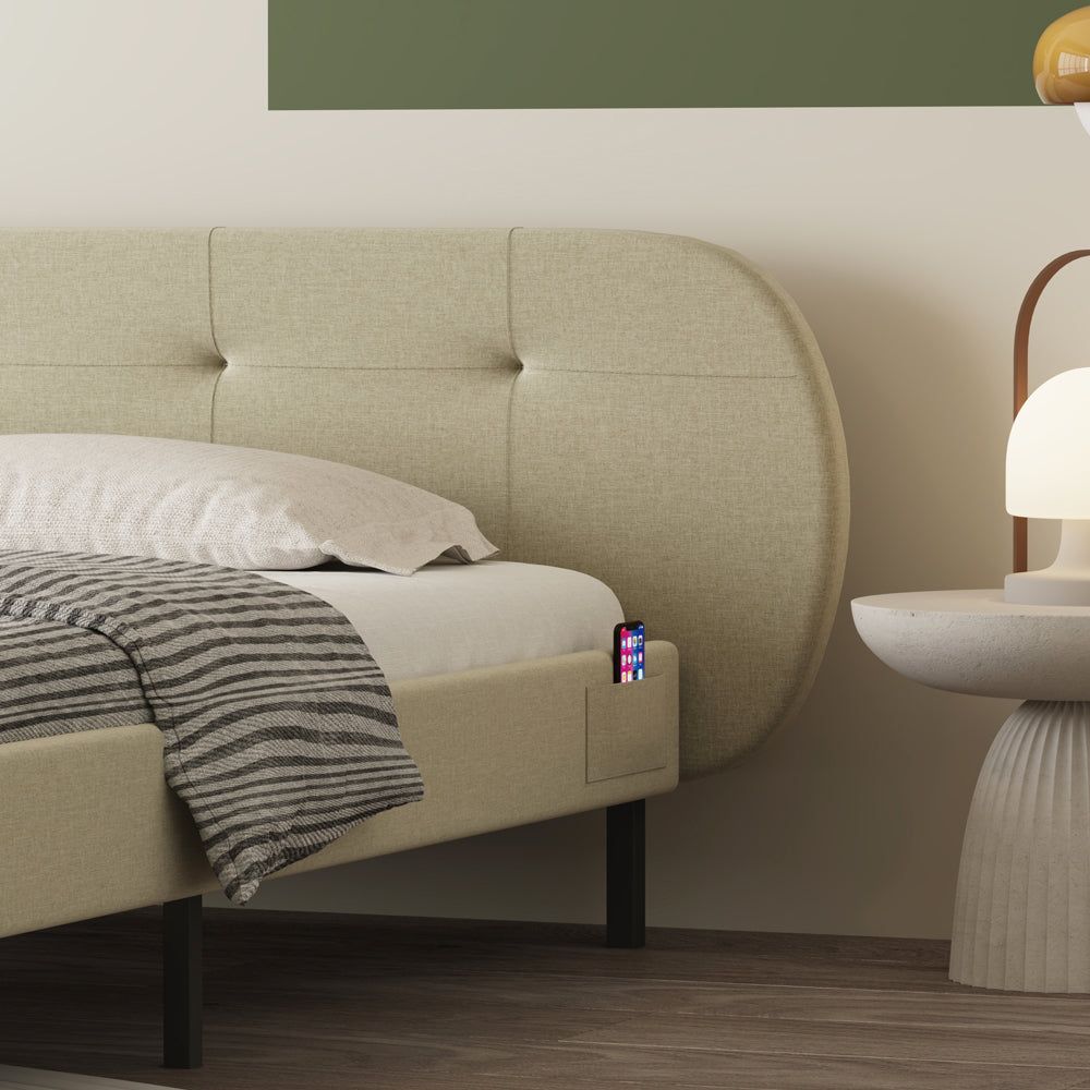 concept-usine-tulsa-160x200-lit-double-tissu-beige-avec-rangement image 3