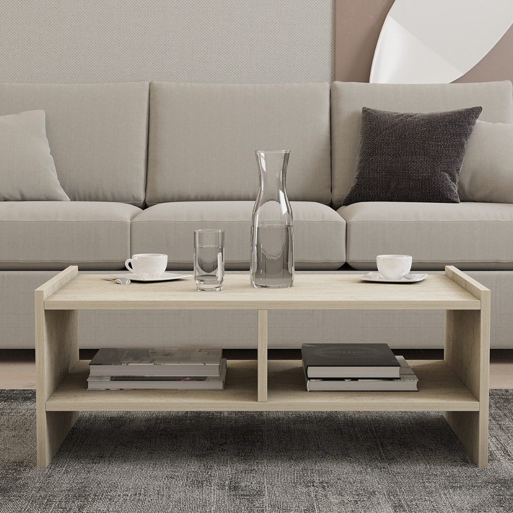 concept-usine-albin-table-basse-beige-avec-rangement image 1