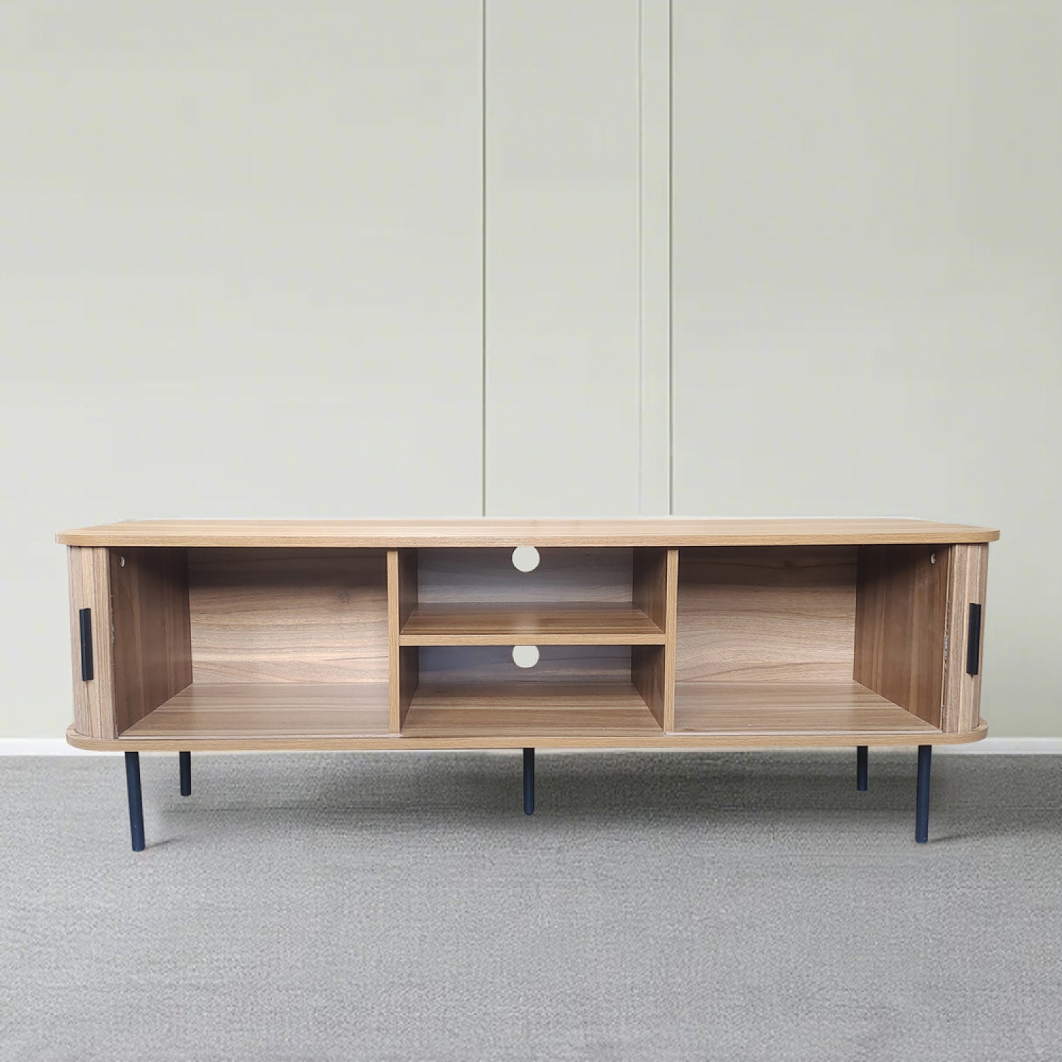 concept-usine-manado-meuble-tv-bois-cannel-140-cm-portes image 4