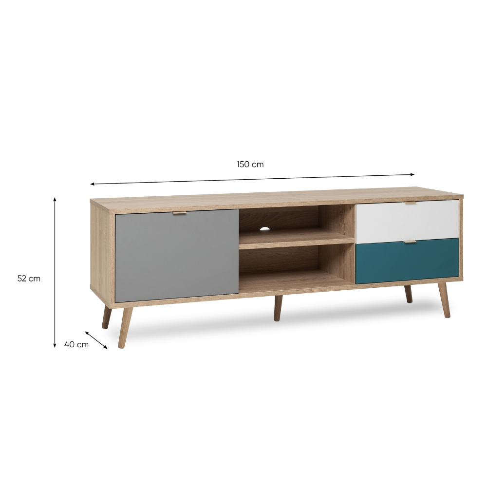 concept-usine-perast-meuble-tv-150-cm-blanc-bleu-gris image 6