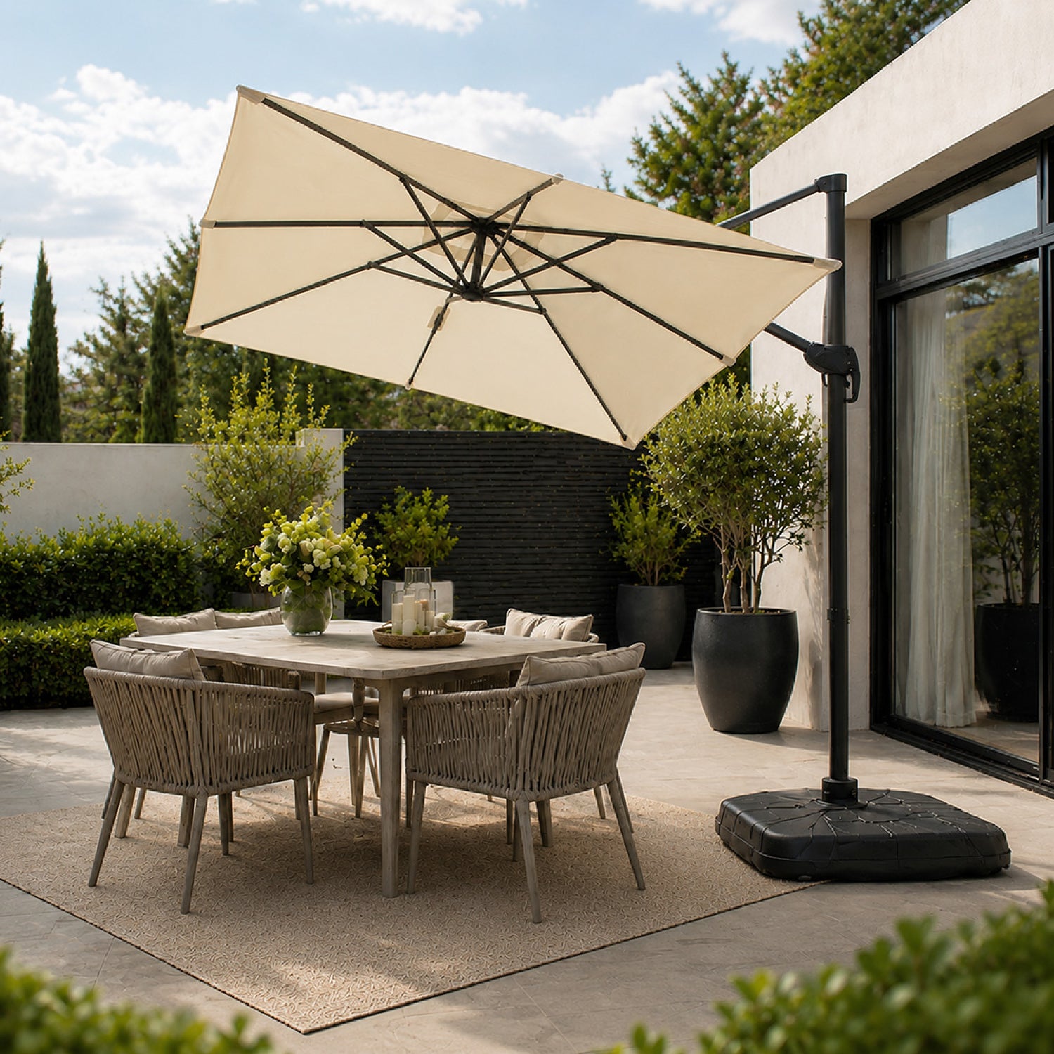 concept-usine-piana-parasol-d-port-2x3m-rotatif-gris-solaire image 4