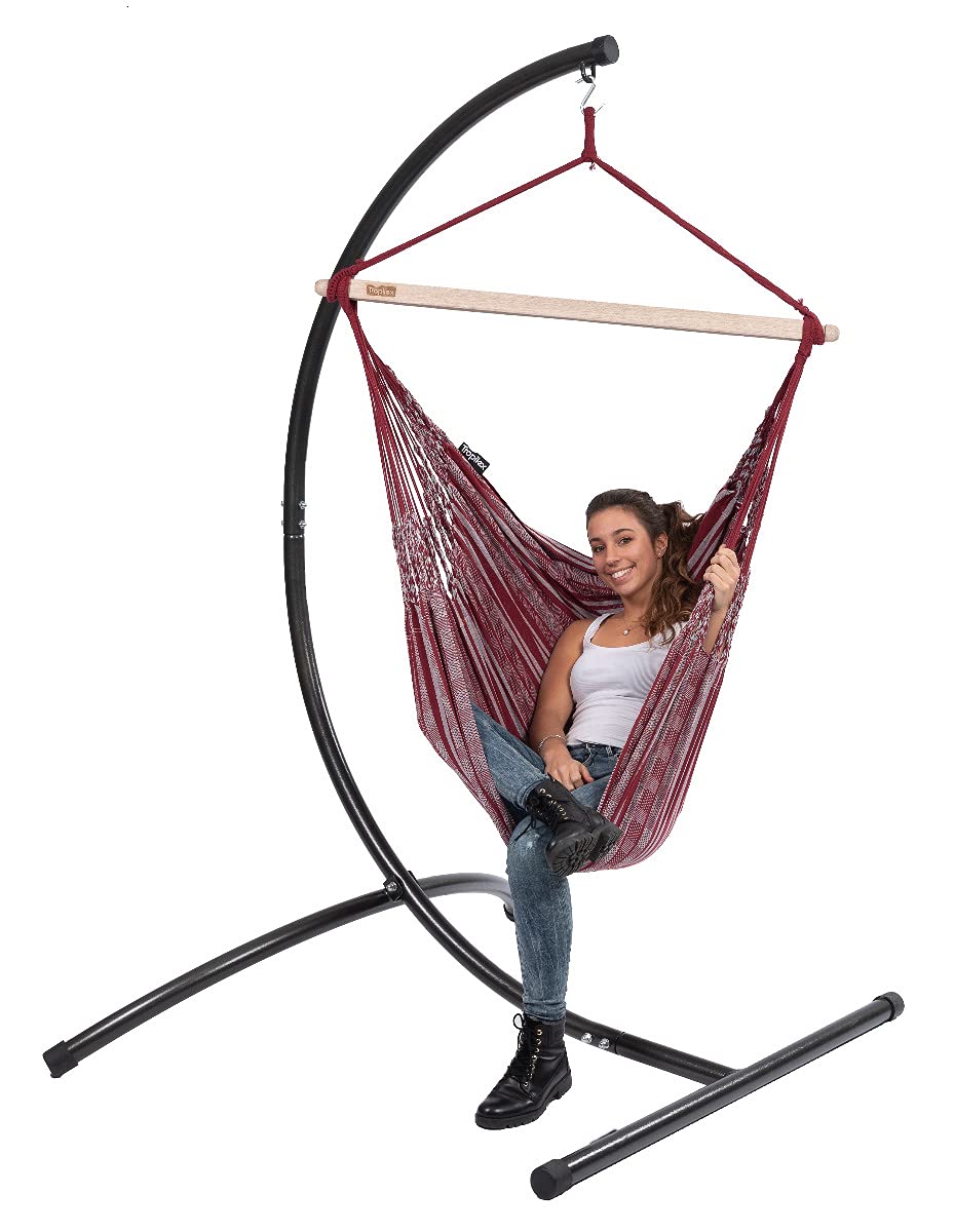 tropilex-comfort-chaise-hamac-rouge-120-kg-coton image 8