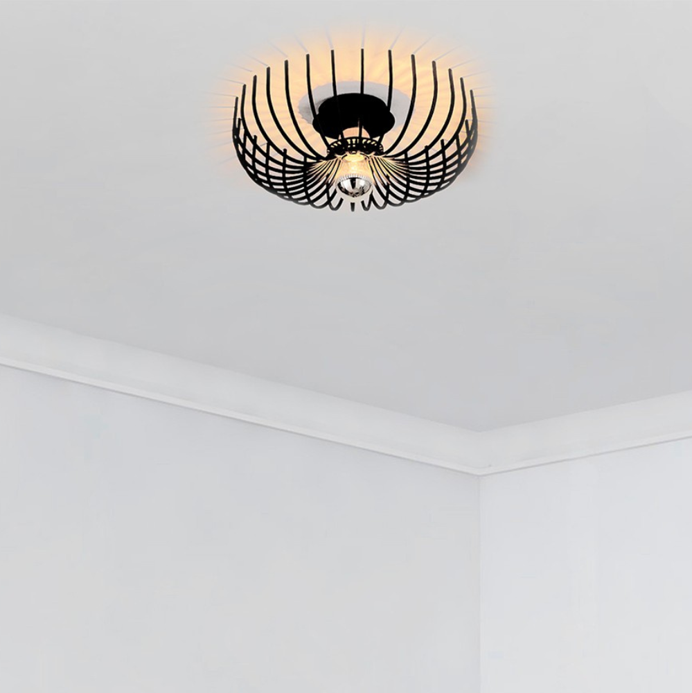 concept-usine-linda-plafonnier-noir-m-tal-moderne image 1