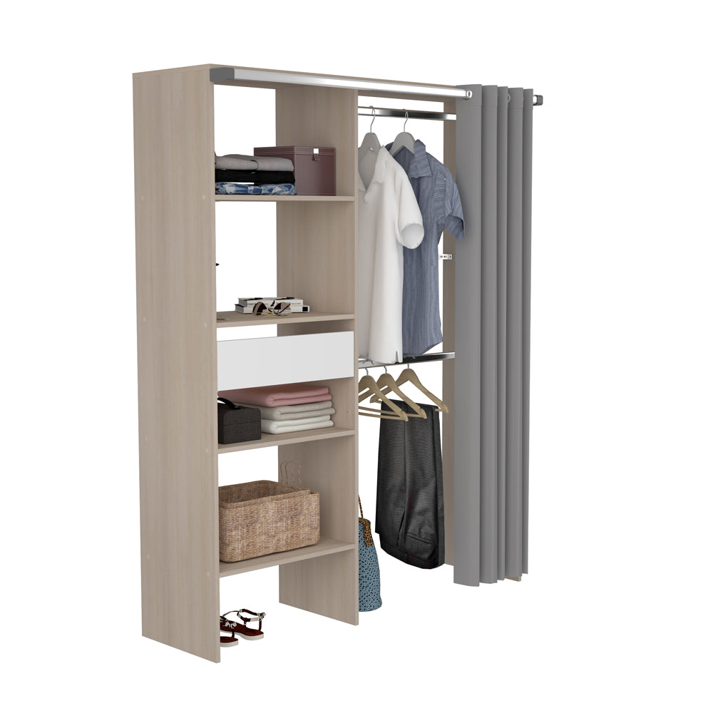 concept-usine-bali-dressing-rideau-blanc-acacia-avec-tiroir image 3