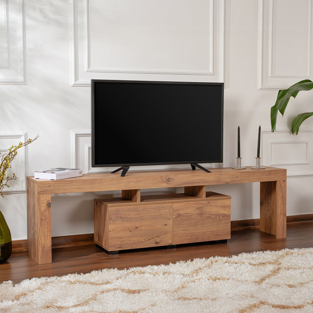 concept-usine-juxe-meuble-tv-bois-180-cm-avec-rangement image 1