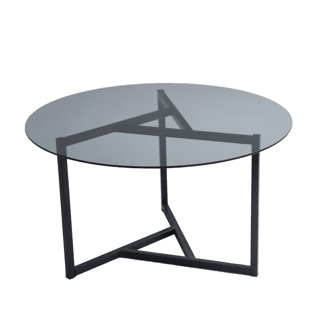 concept-usine-mia-table-basse-ronde-noire-verre-et-m-tal image 4