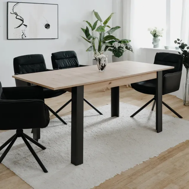 concept-usine-tolosa-table-manger-extensible-ch-ne-6-places image 1