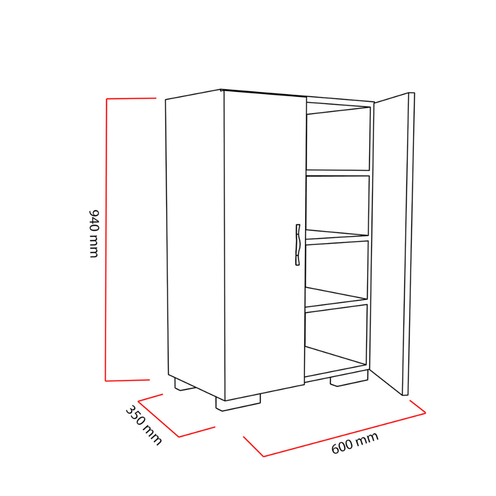 concept-usine-tia-meuble-chaussures-blanc-60-cm-4-cases image 3
