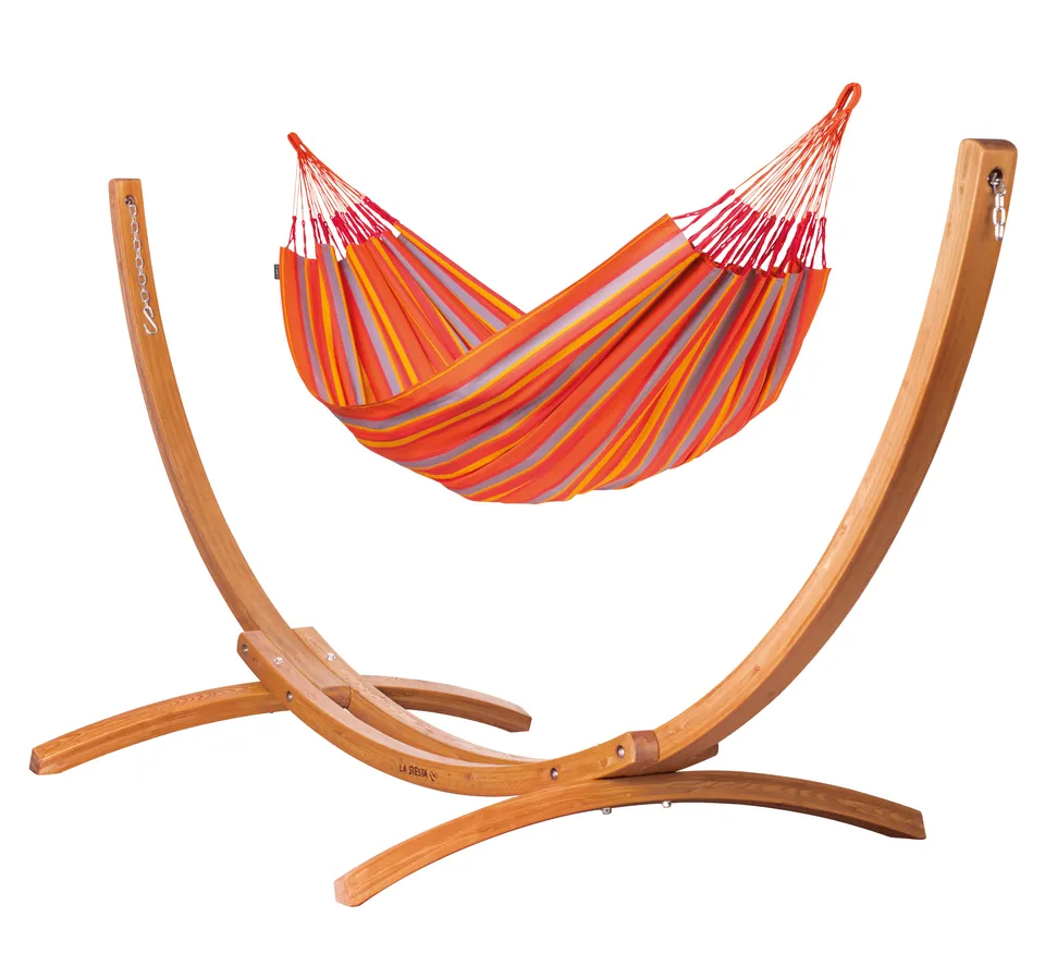la-siesta-maera-hamac-king-size-toucan-400-cm-avec-support image 1