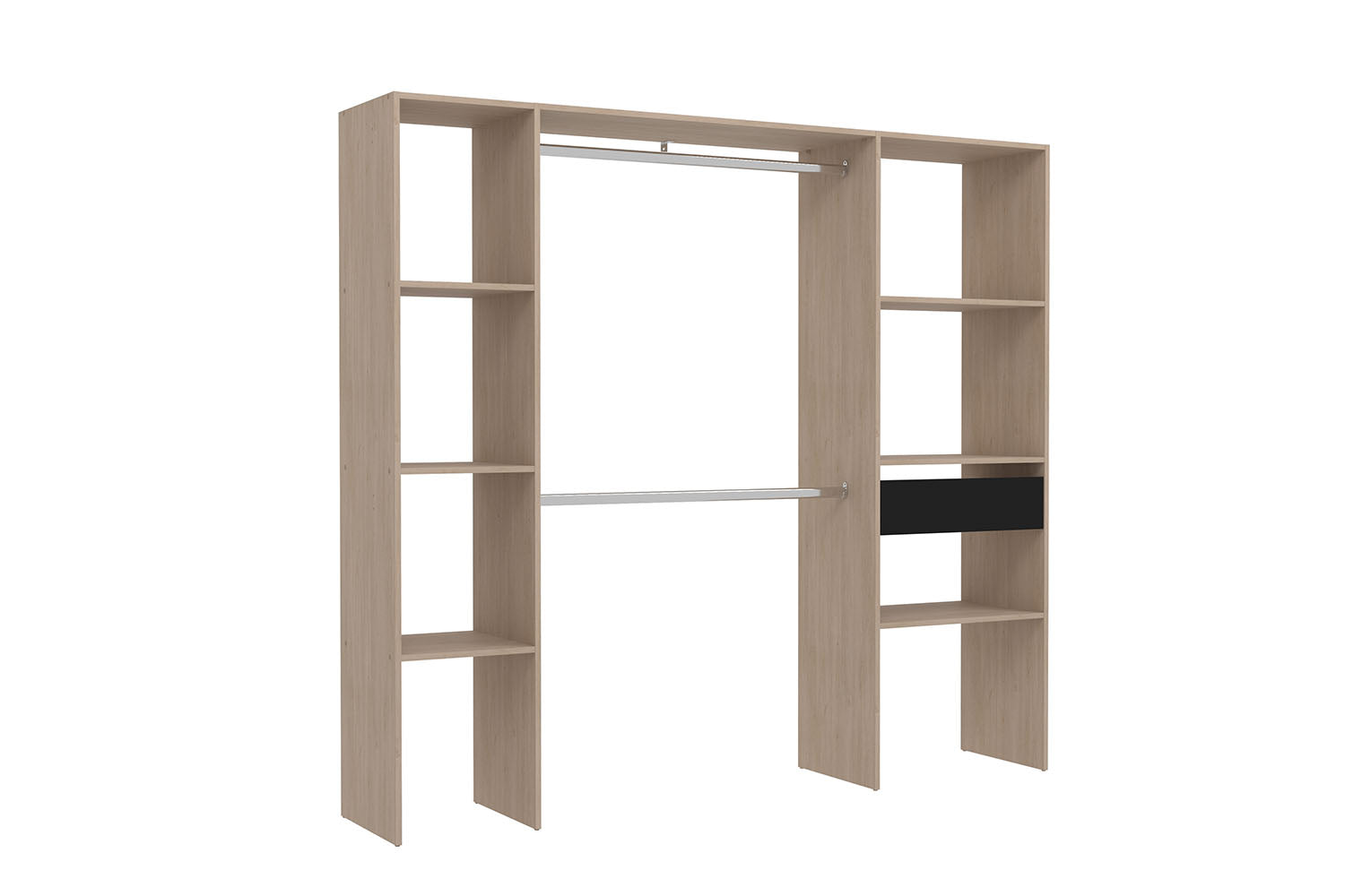 concept-usine-elysee-dressing-blanc-bois-198-cm-avec-tiroir image 4