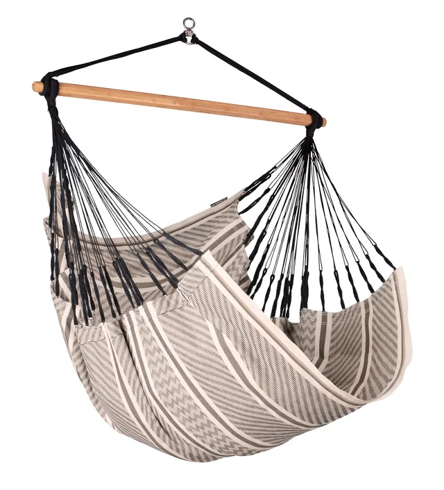 la-siesta-habana-fauteuil-suspendu-coton-bio-zebra-basic image 1