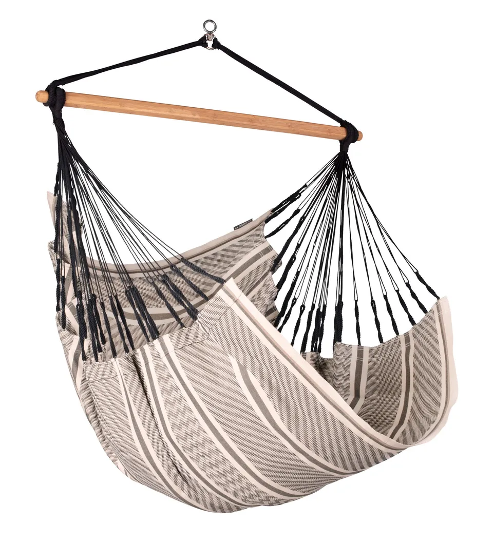la-siesta-habana-fauteuil-suspendu-coton-bio-zebra-basic image 1