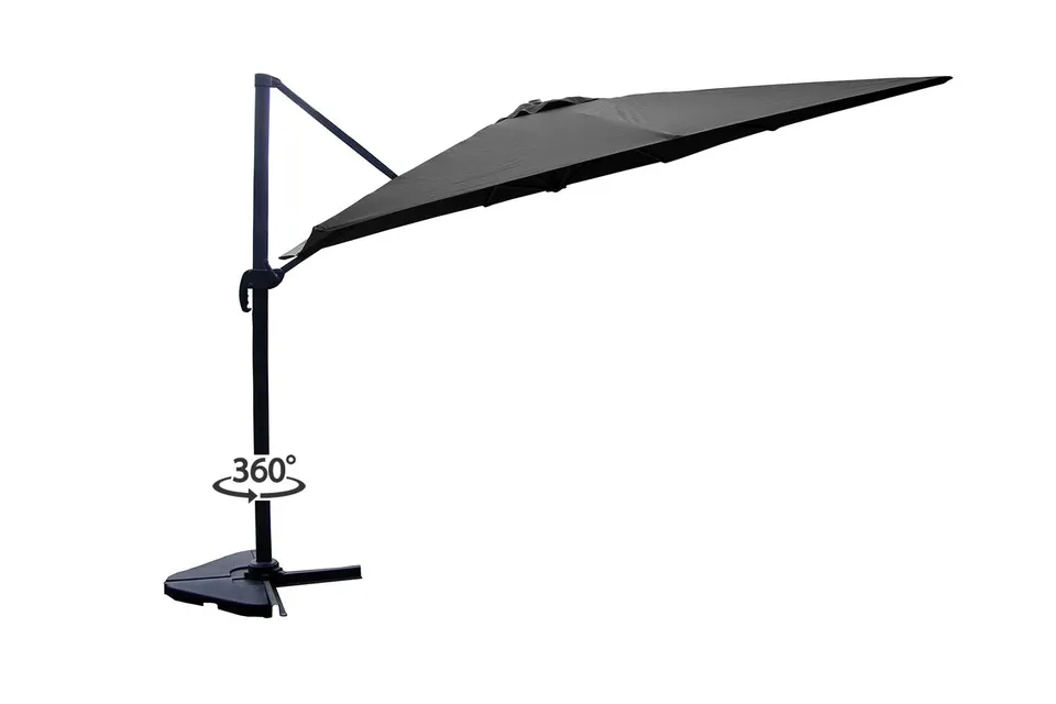 concept-usine-palatino-parasol-d-port-carr-3x3-m-gris image 1