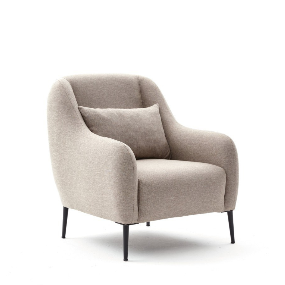concept-usine-brissett-fauteuil-1-place-beige-lin-avec-coussin image 5