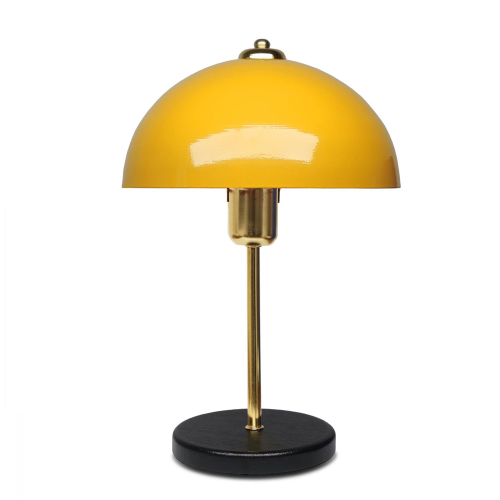 concept-usine-edith-lampe-table-champignon-jaune-m-tal-vintage image 2