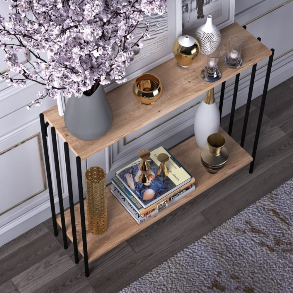 concept-usine-pitea-meuble-rangement-salon-bois-noir-industriel image 2