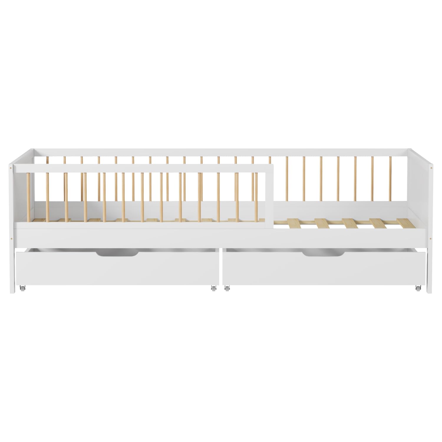 happy-garden-adam-lit-enfant-190x90-blanc-2-tiroirs-bois image 4