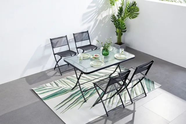 concept-usine-mahon-salon-jardin-4-places-noir-pliable image 1