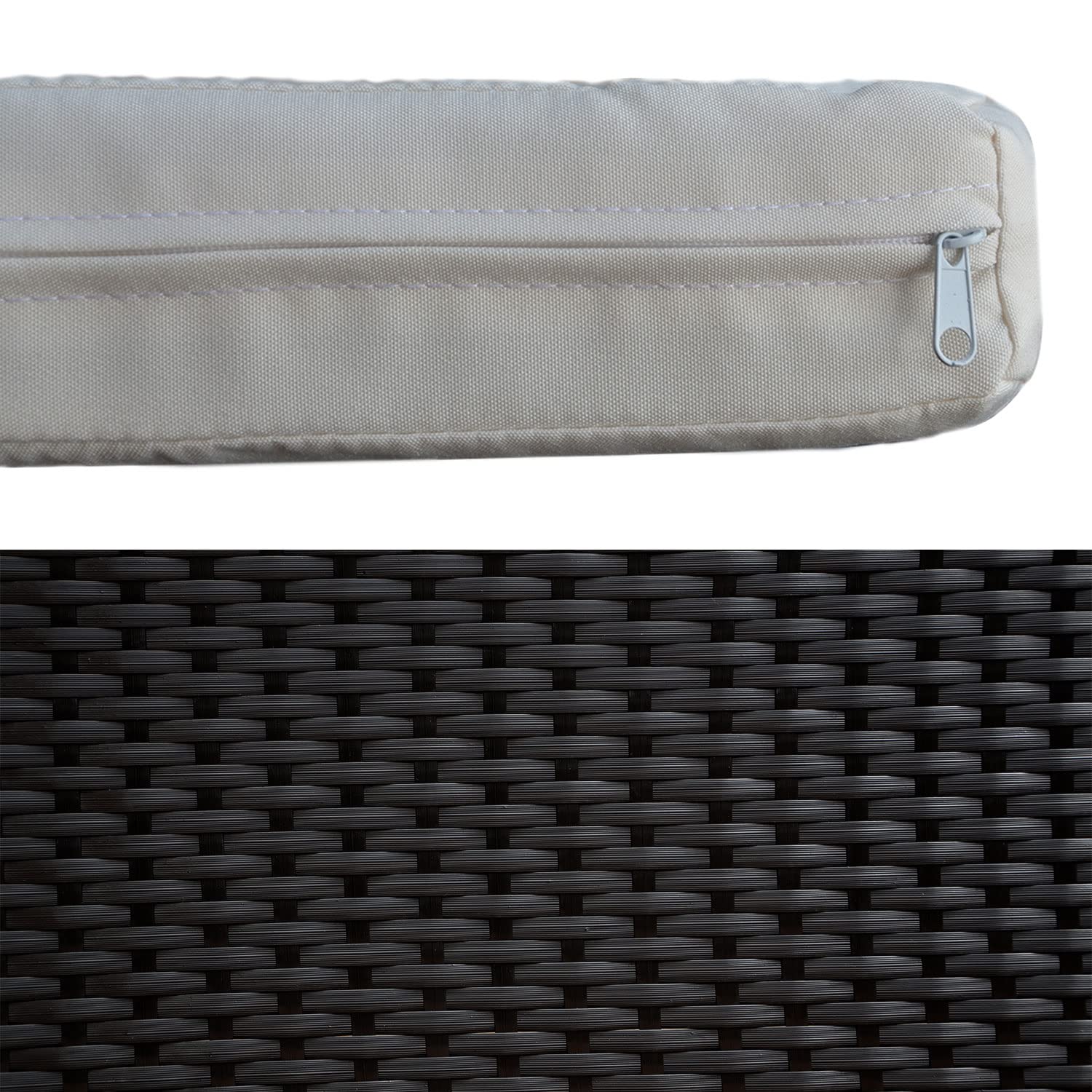 happy-garden-corfou-salon-de-jardin-noir-4-places-coussins-beige image 3