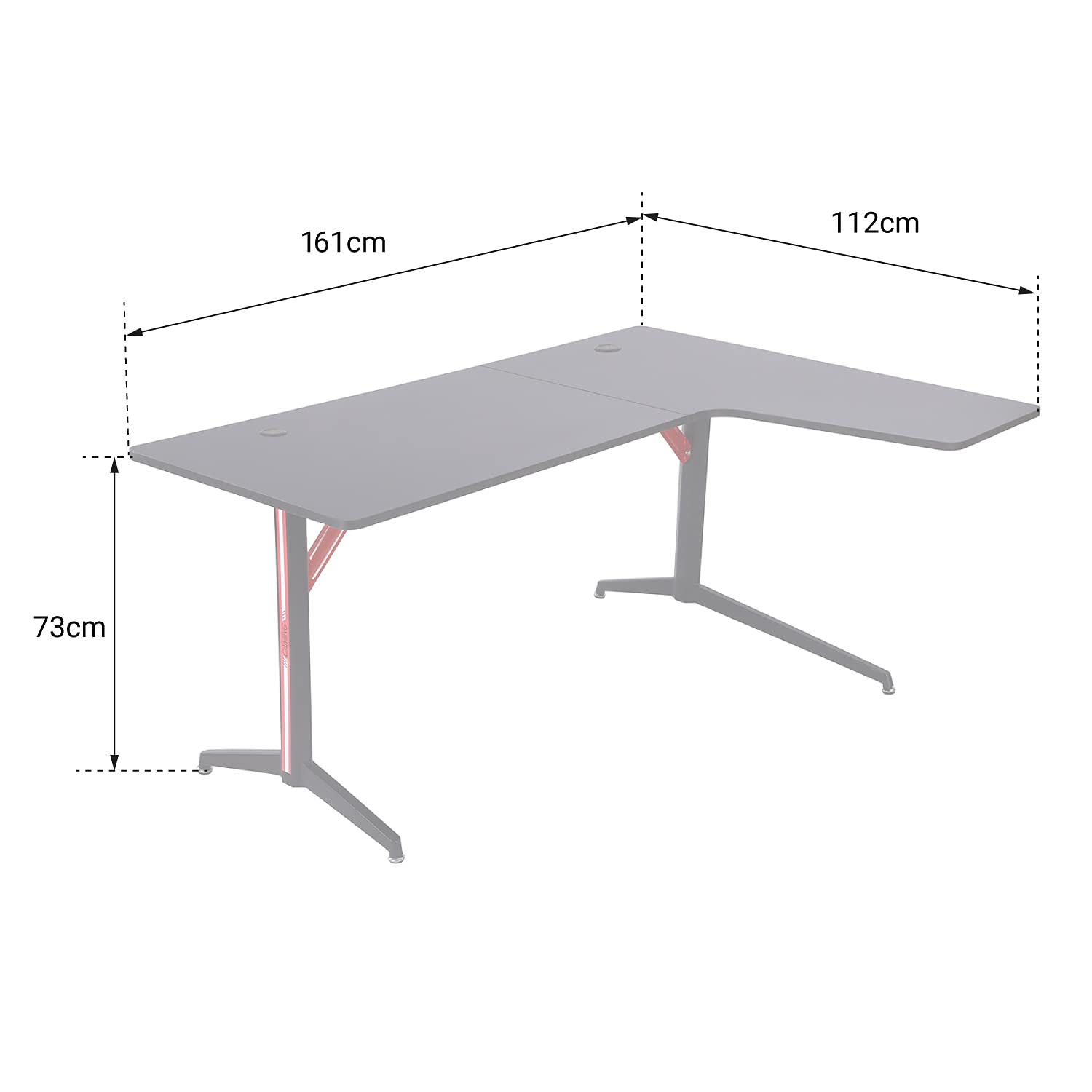 happy-garden-nina-bureau-gamer-angle-noir-161-cm image 2