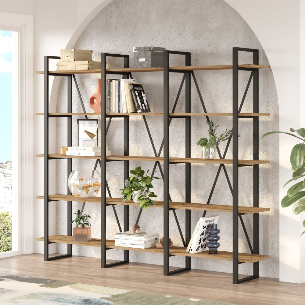 concept-usine-astoria-biblioth-que-salon-5-tag-res-industriel image 2