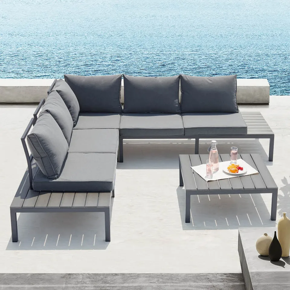 concept-usine-fira-salon-de-jardin-aluminium-5-places-gris image 1
