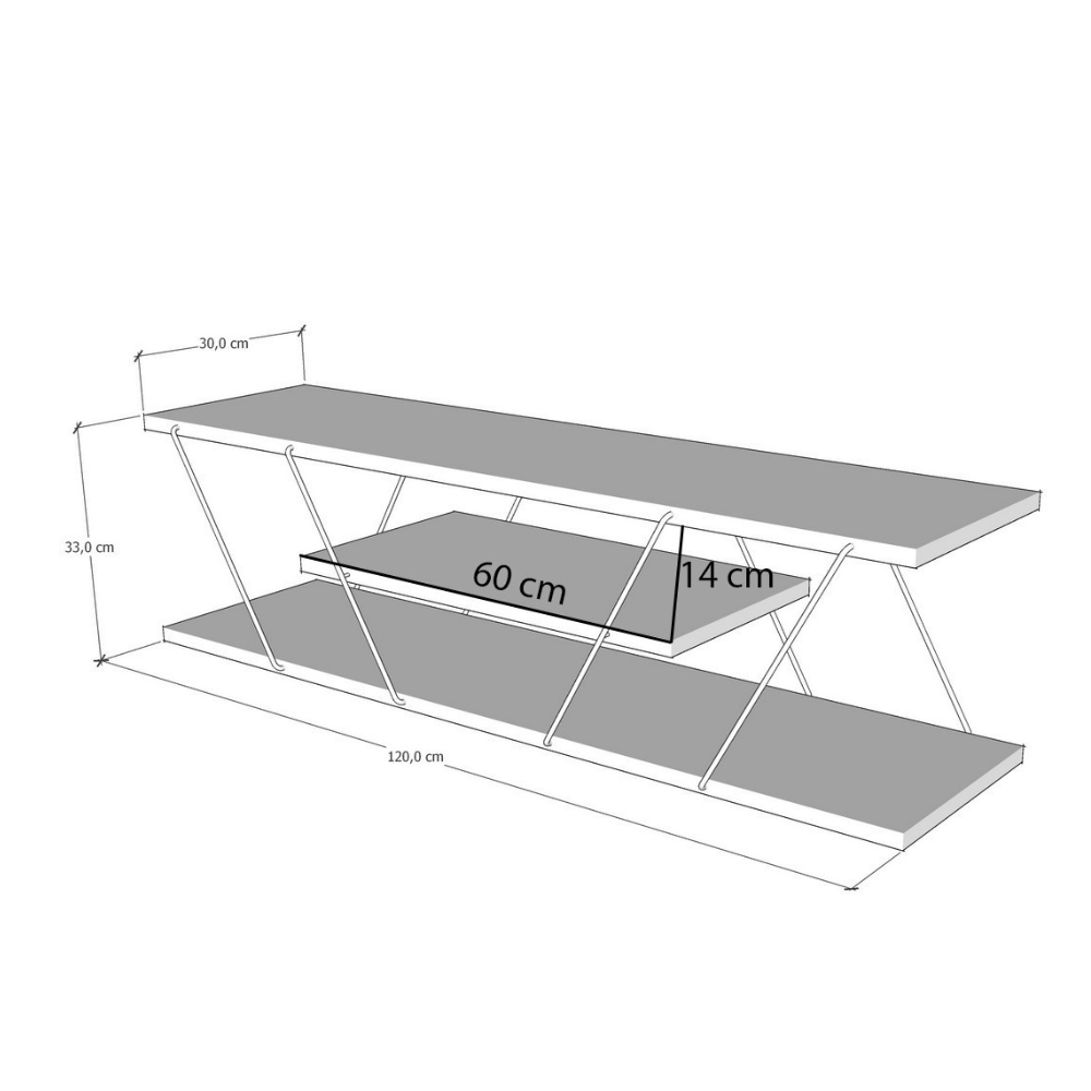 concept-usine-hamar-meuble-tv-bois-noir-120-cm-tag-res image 4
