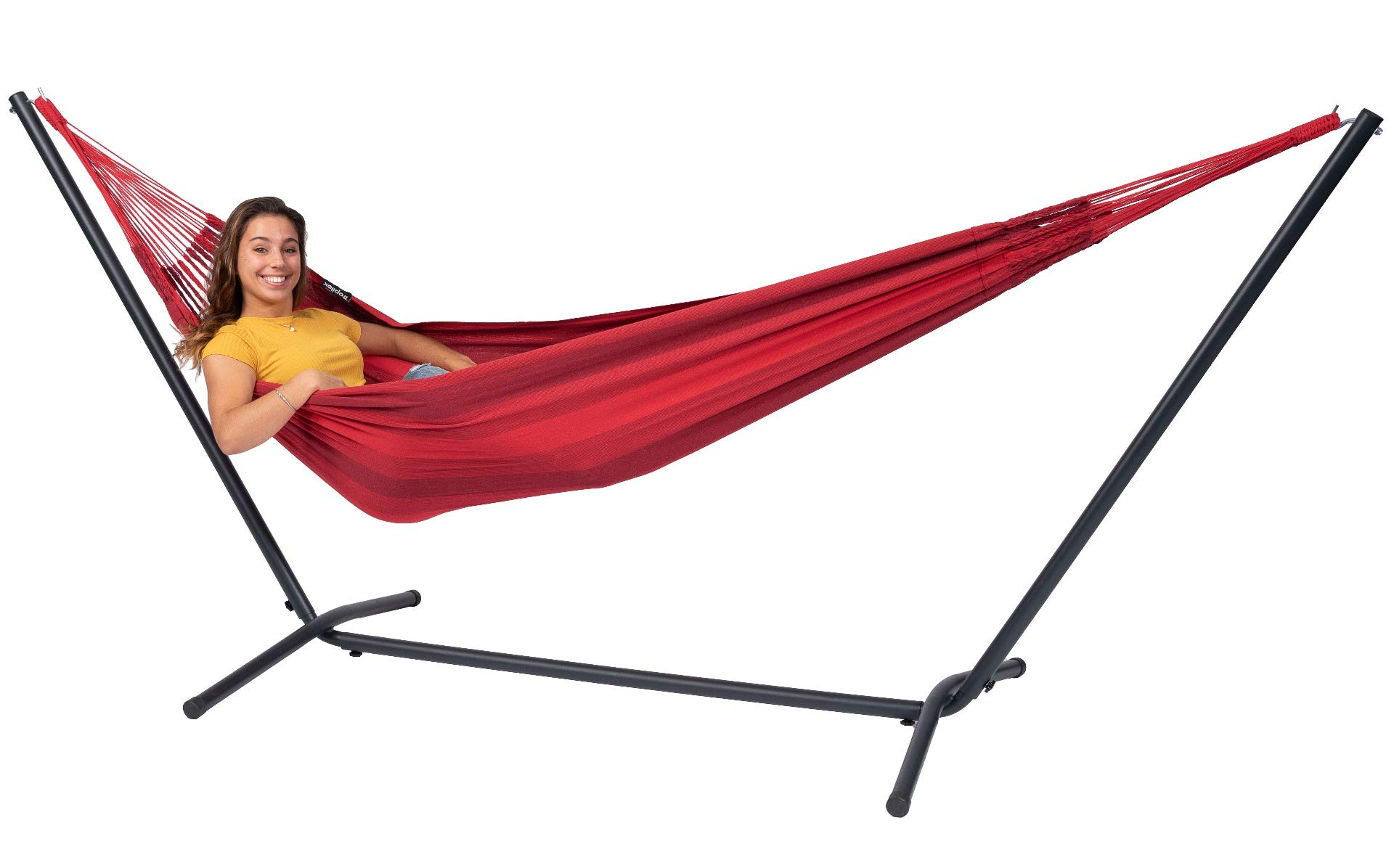 tropilex-dream-ensemble-hamac-rouge-avec-armature-coton image 3