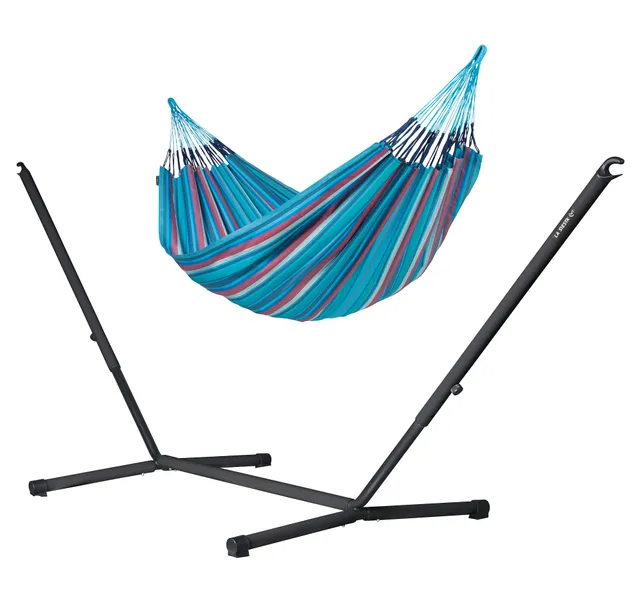 la-siesta-nautico-hamac-double-wave-support-acier-350-cm image 1
