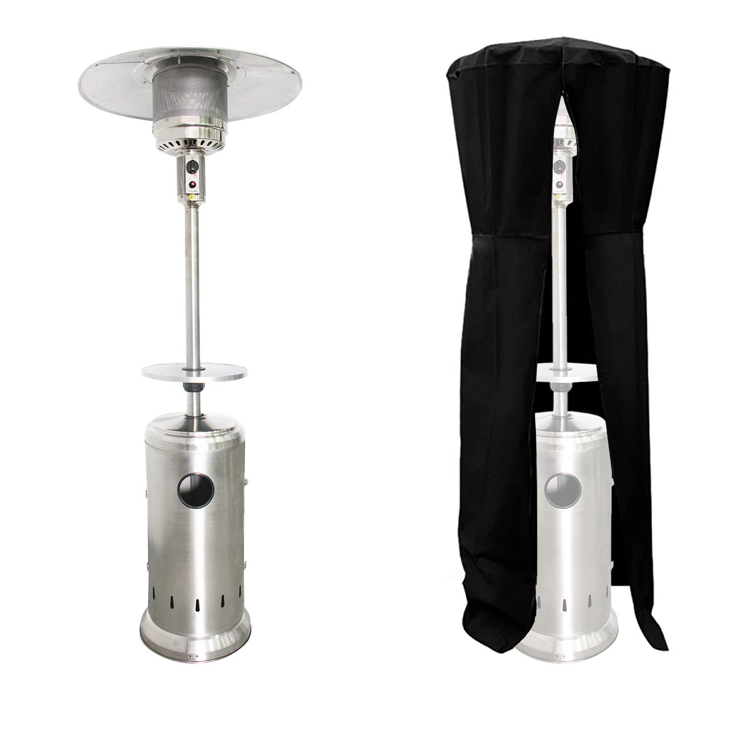 happy-garden-oslo-parasol-chauffant-gaz-inox-housse image 1