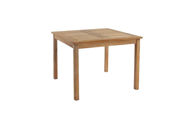concept-usine-karra-salon-de-jardin-teck-4-places-bois-brut image 1