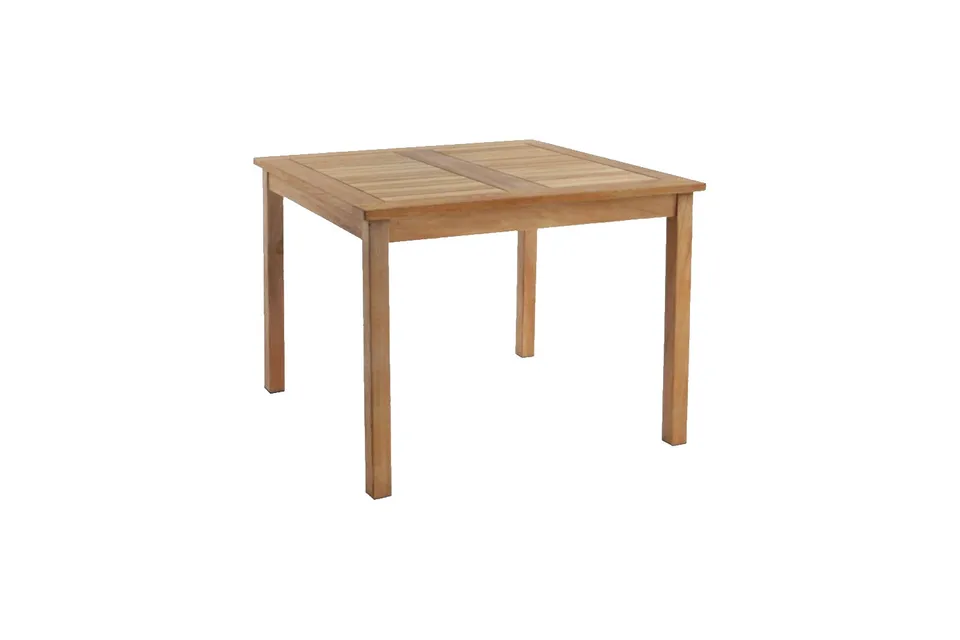concept-usine-karra-salon-de-jardin-teck-4-places-bois-brut image 1