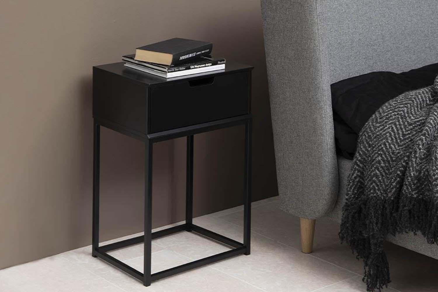 concept-usine-slumber-table-chevet-blanc-tiroir image 3